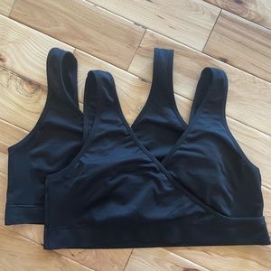 Auden Nursing Bras | XL | 2 pack | Black